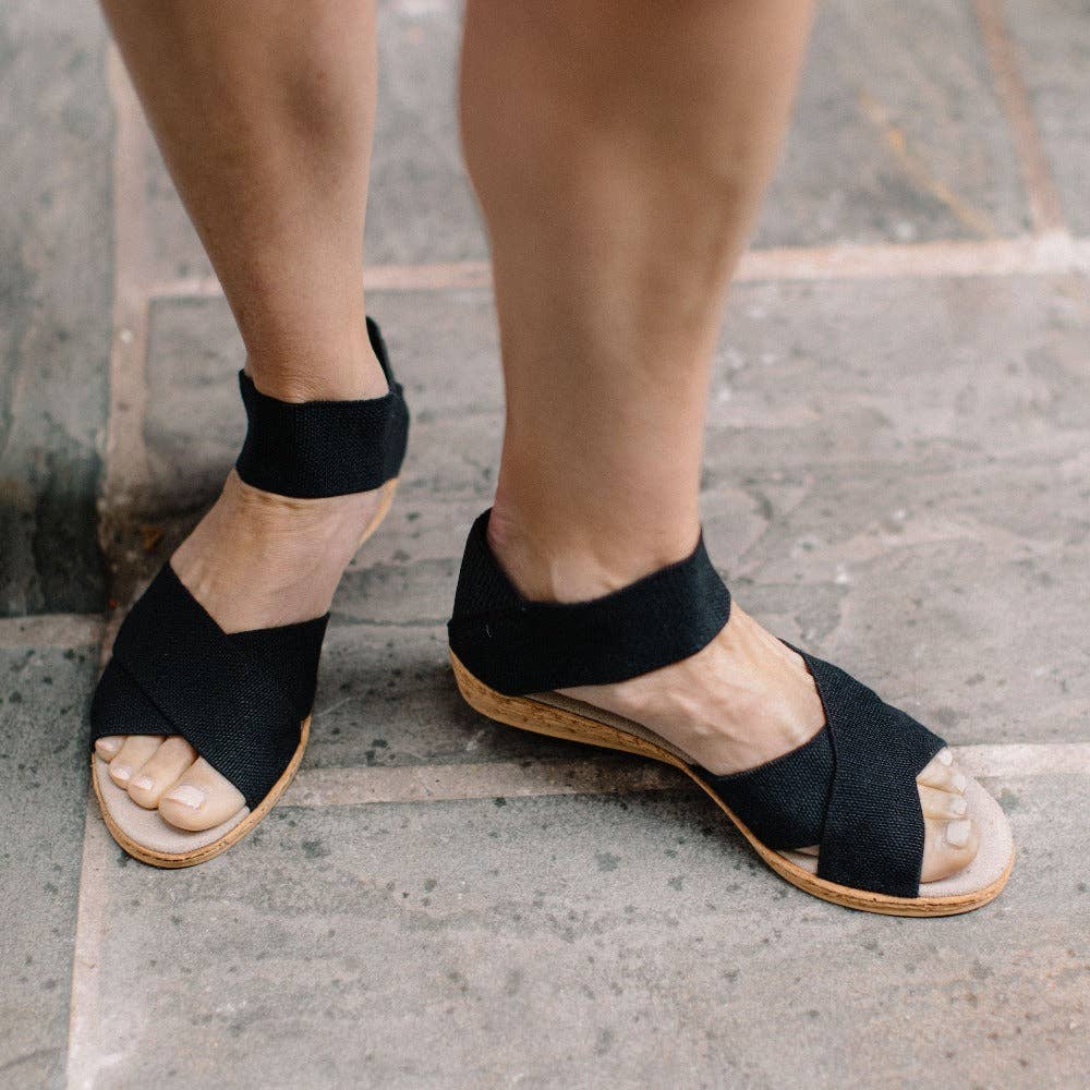 Charleston Shoe Co. - Wholesale Sandals - Women's - Peachtree Solids - Spring/Summer Cork Wedge Sandal 14