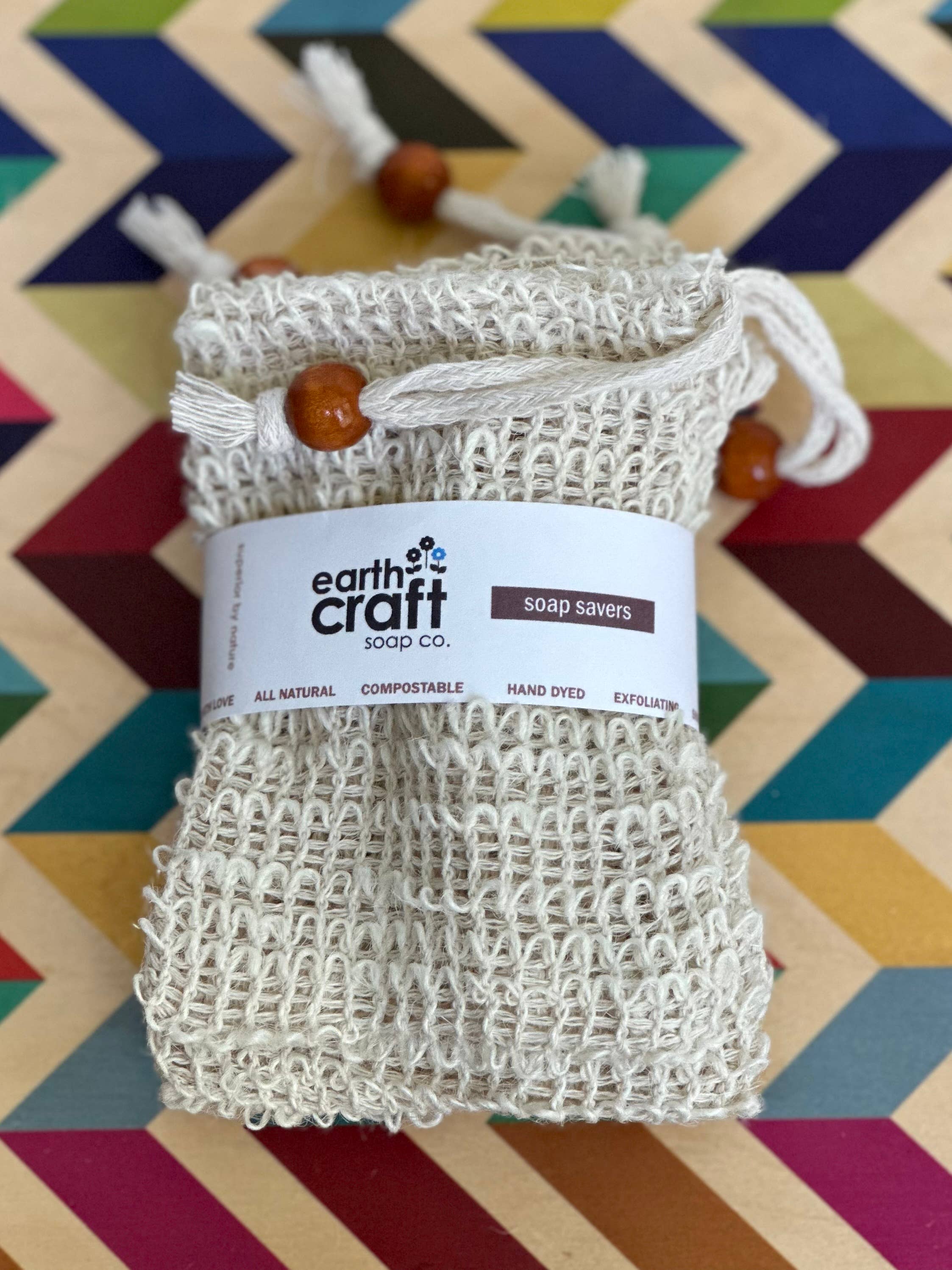 Earthcraft Home Co - Vente Pochette à savon - Sachets Écologiques pour Savon (Lot de 5)4