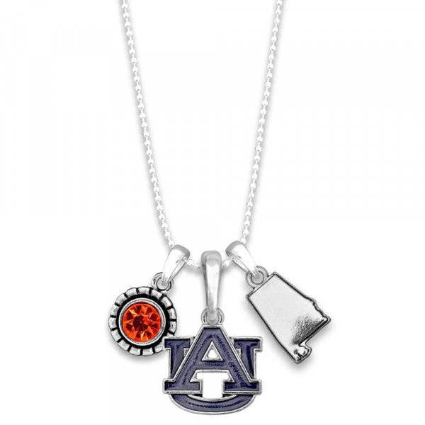 OBX Prep - Wholesale Pendant/Charm Necklace - Collegiate Officially Licensed Charm Necklace - Va Tech, Mic0