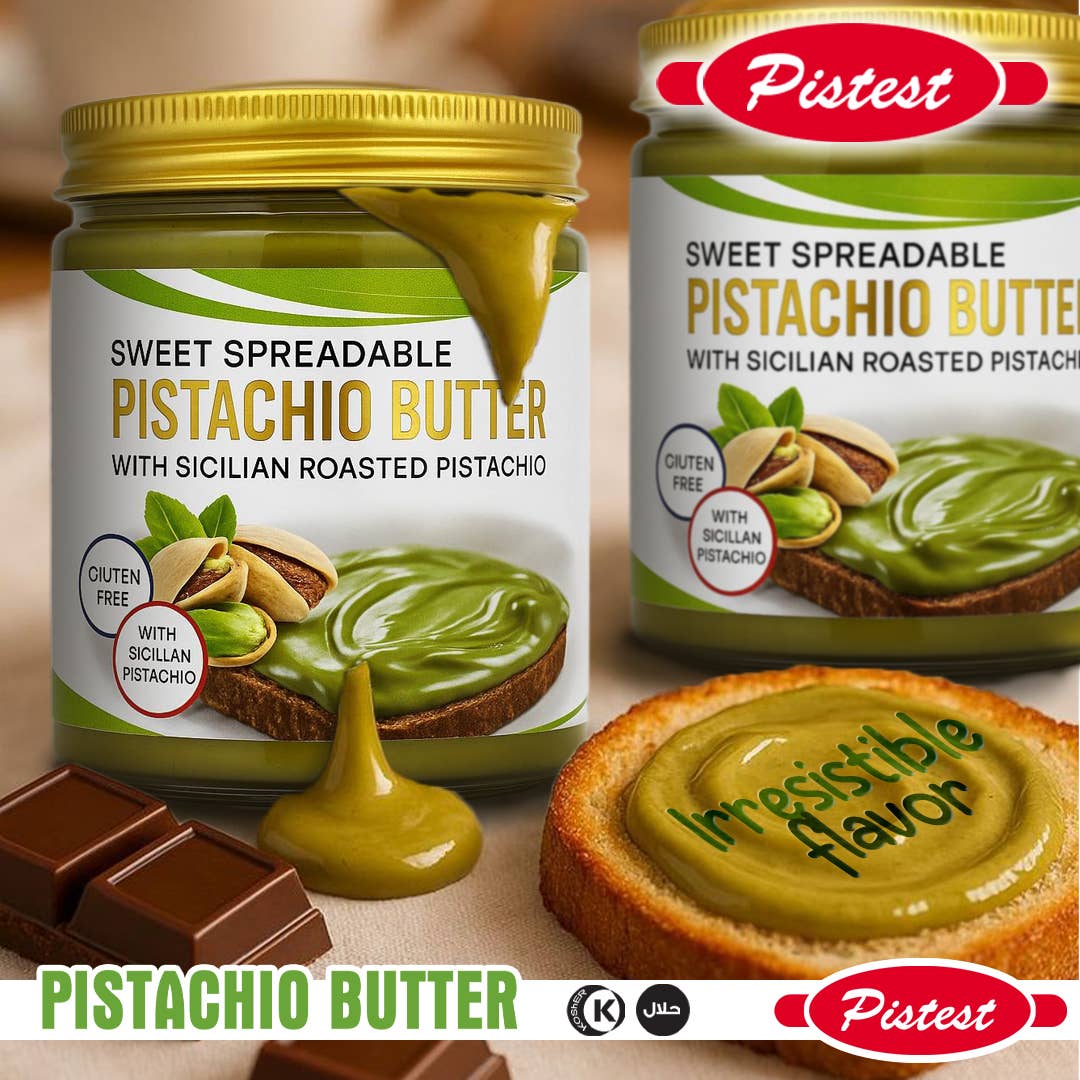 Pistest – Manteiga de frutos secos por atacado – Manteiga de Pistácio 240 Gramas 8,4 oz5