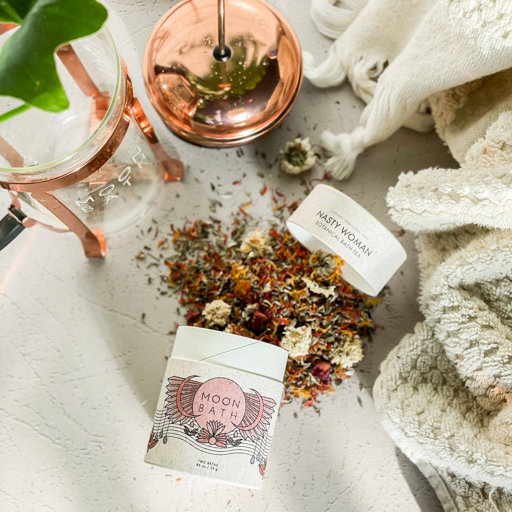 Moon Bath - Wholesale Bath Soak/Milk - NASTY WOMAN | Botanical Bath Tea3