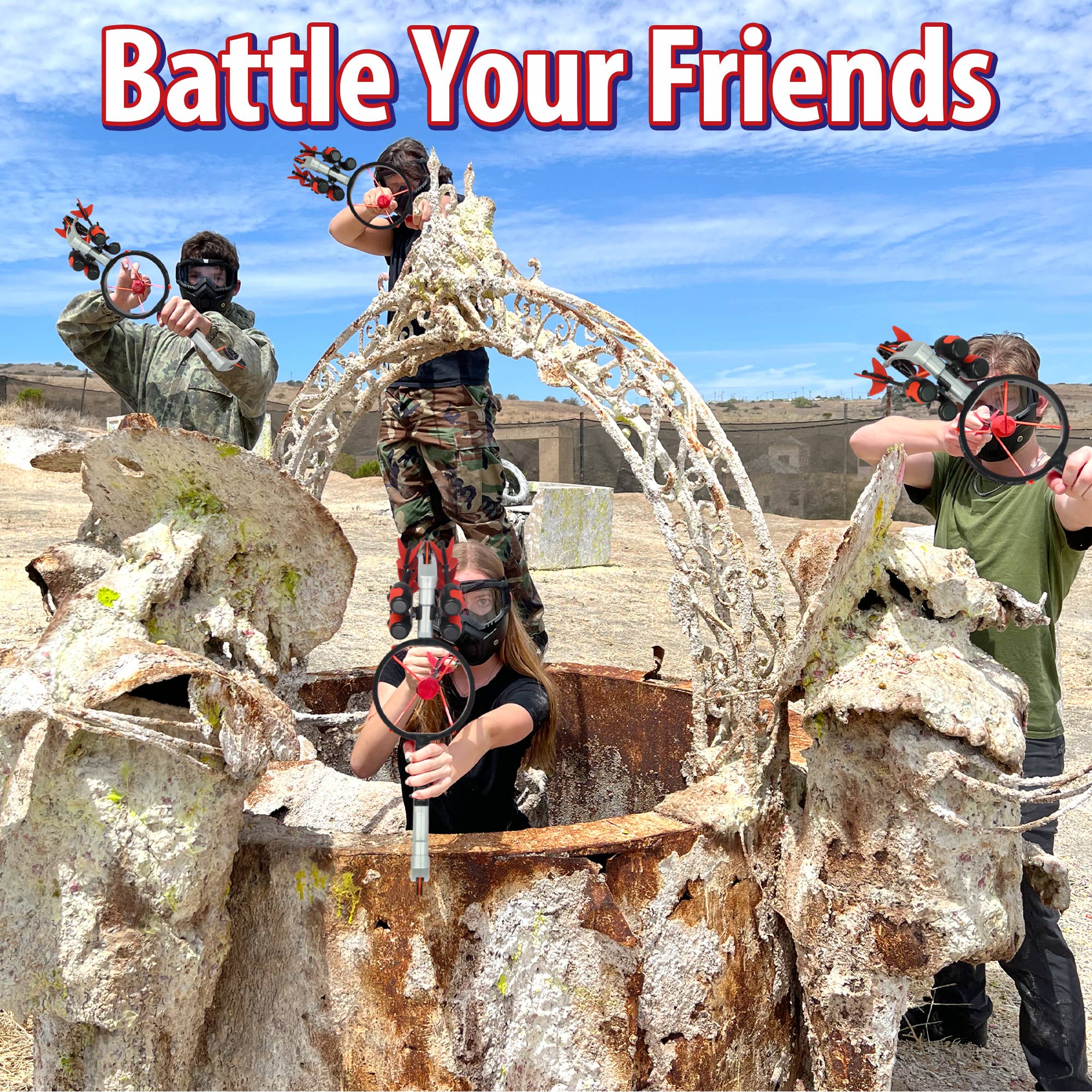 Funwares - Wholesale Sportspel - Kinderen en baby - Ring Strike Boog & Pijl – Schreeuwende Pijlen voor Kinderen & Volwassenen6