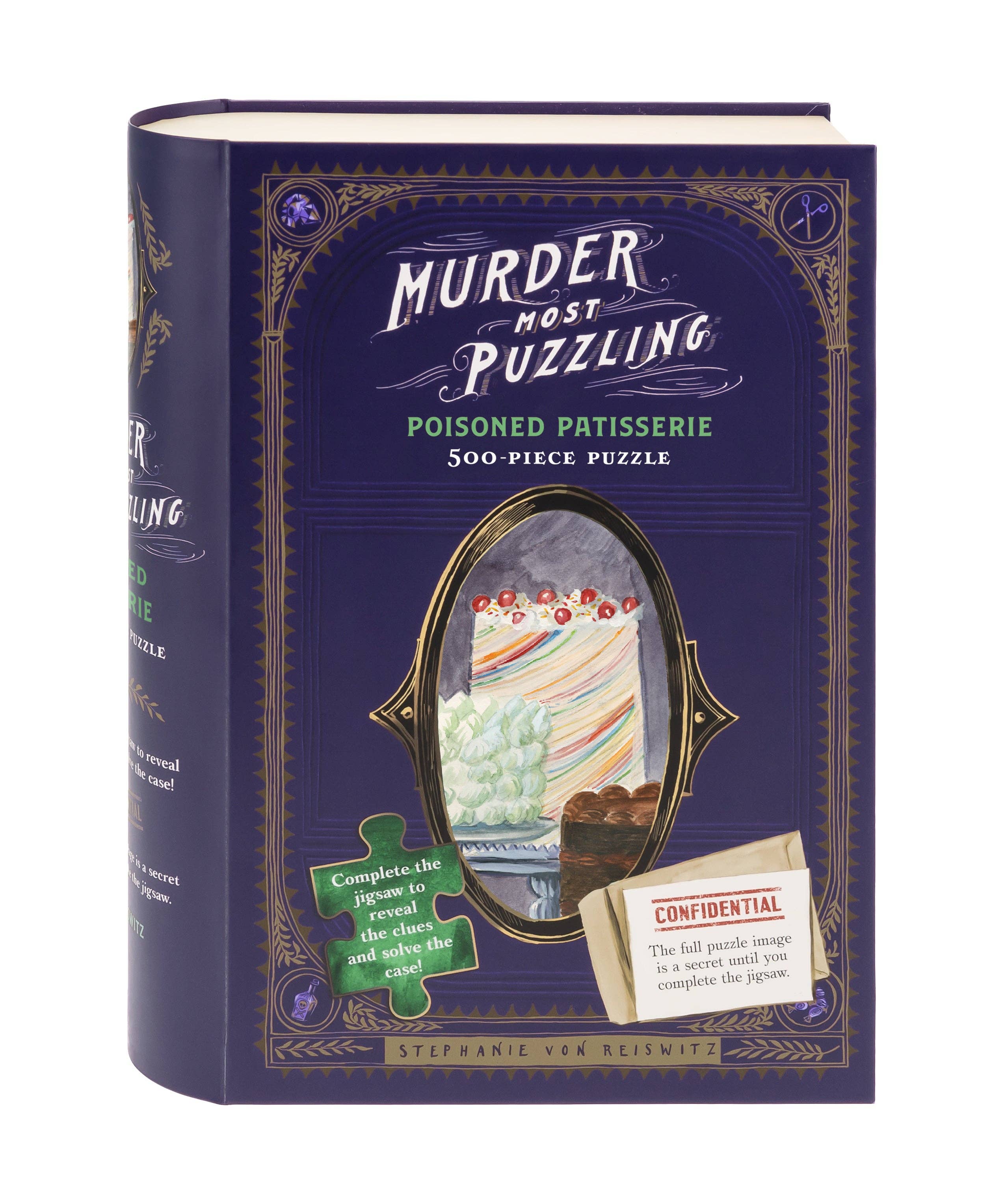 Chronicle Books - Wholesale Puzzle - Adult - Murder Most Puzzling: Poisoned Patisserie 500-Piece Puzzle0