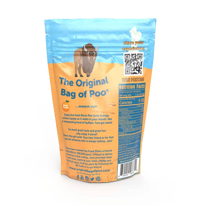 "The Original Bag of Poo"® Novelty Cotton Candy - Vente Barbes à papa - Le Sac de Caca Original® (Caca de Barbe à Papa Bison)2