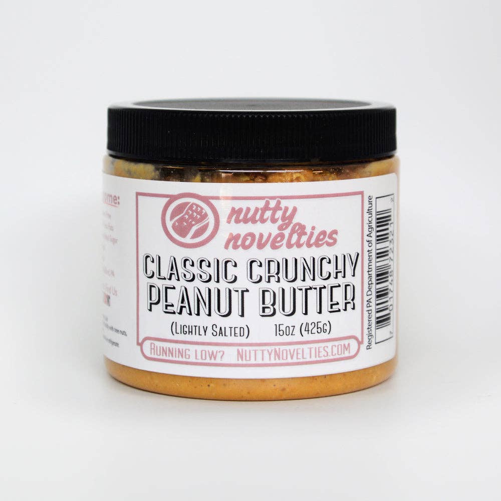 Nutty Novelties - Wholesale Nut Butter - Classic Crunchy Peanut Butter1