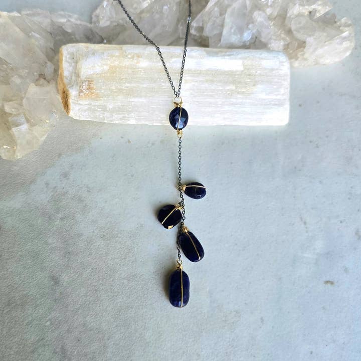 Zion Lariat Necklace for wholesale by James & Jezebelle Jewelry