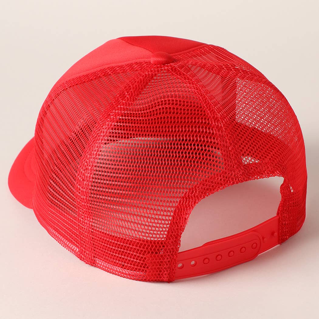 Fashion City - Vendita all'ingrosso Cappellino  da camionista - Unisex - Cappellino trucker con retro in rete e schiuma a tinta unita45