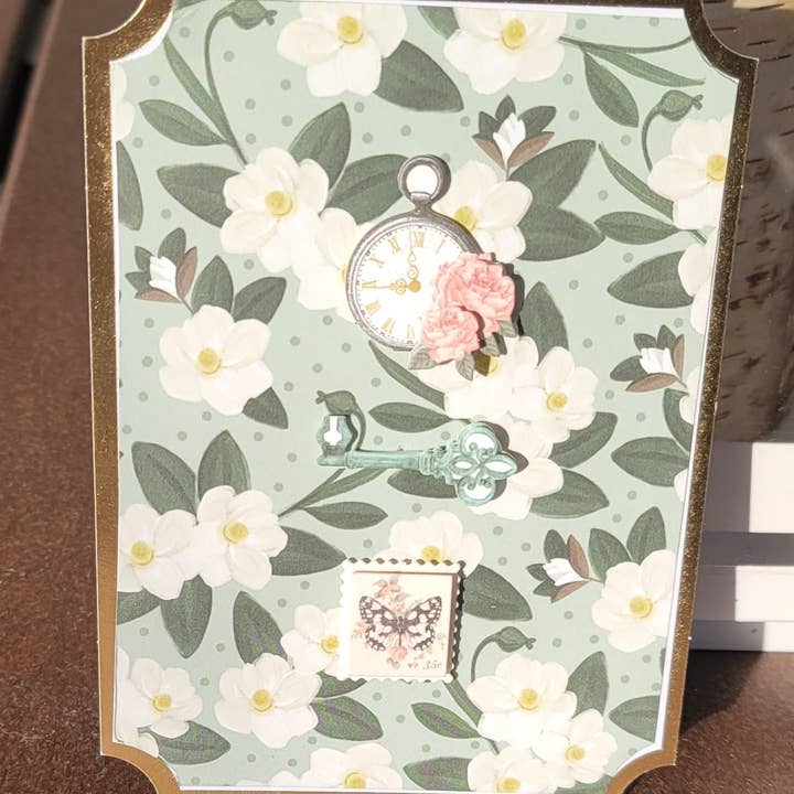 Vintage Pieces Notecard for wholesale by Notebellish