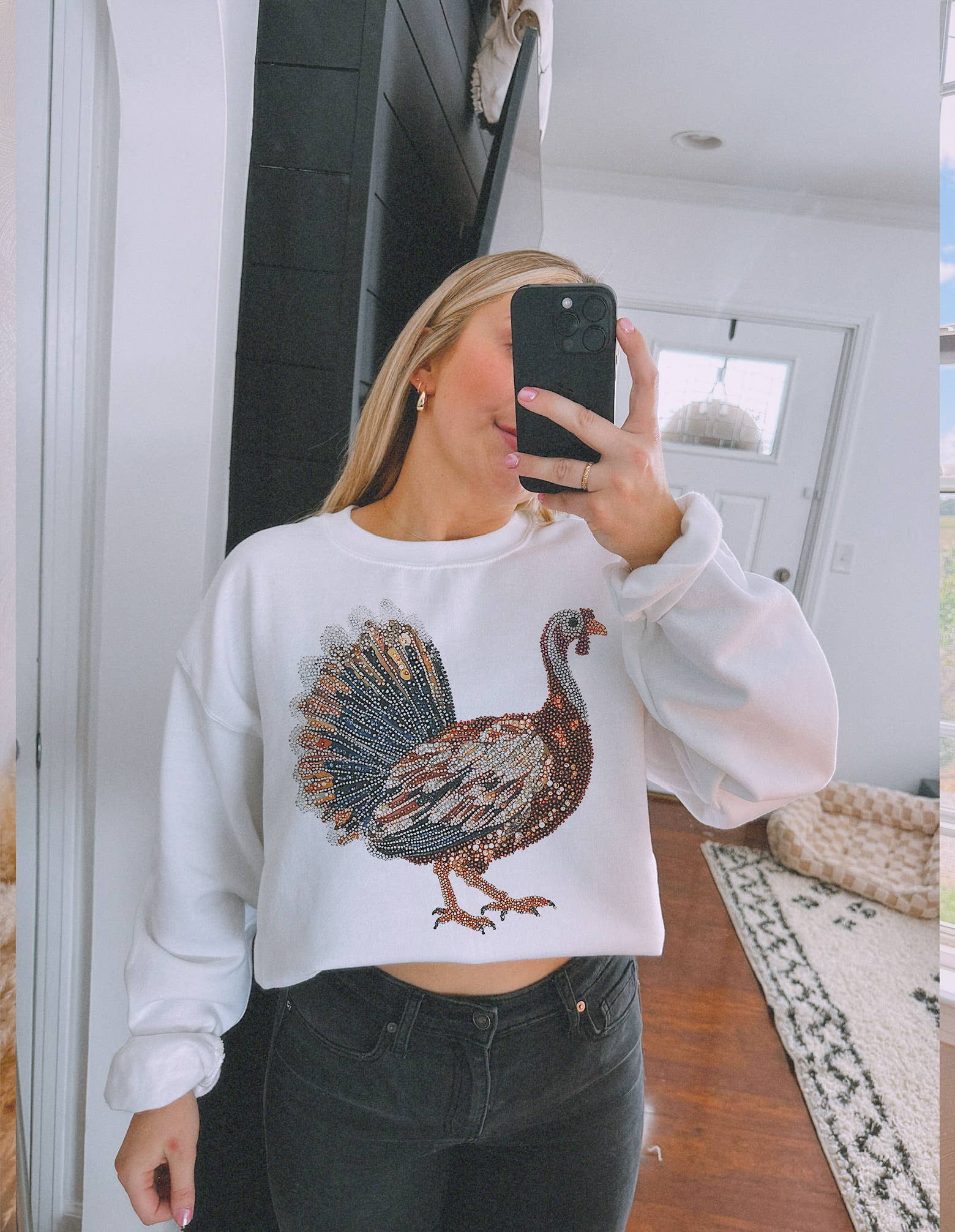 The Walking A - Vendita all'ingrosso Felpa stampata - Donna - Tacchino abbagliante1