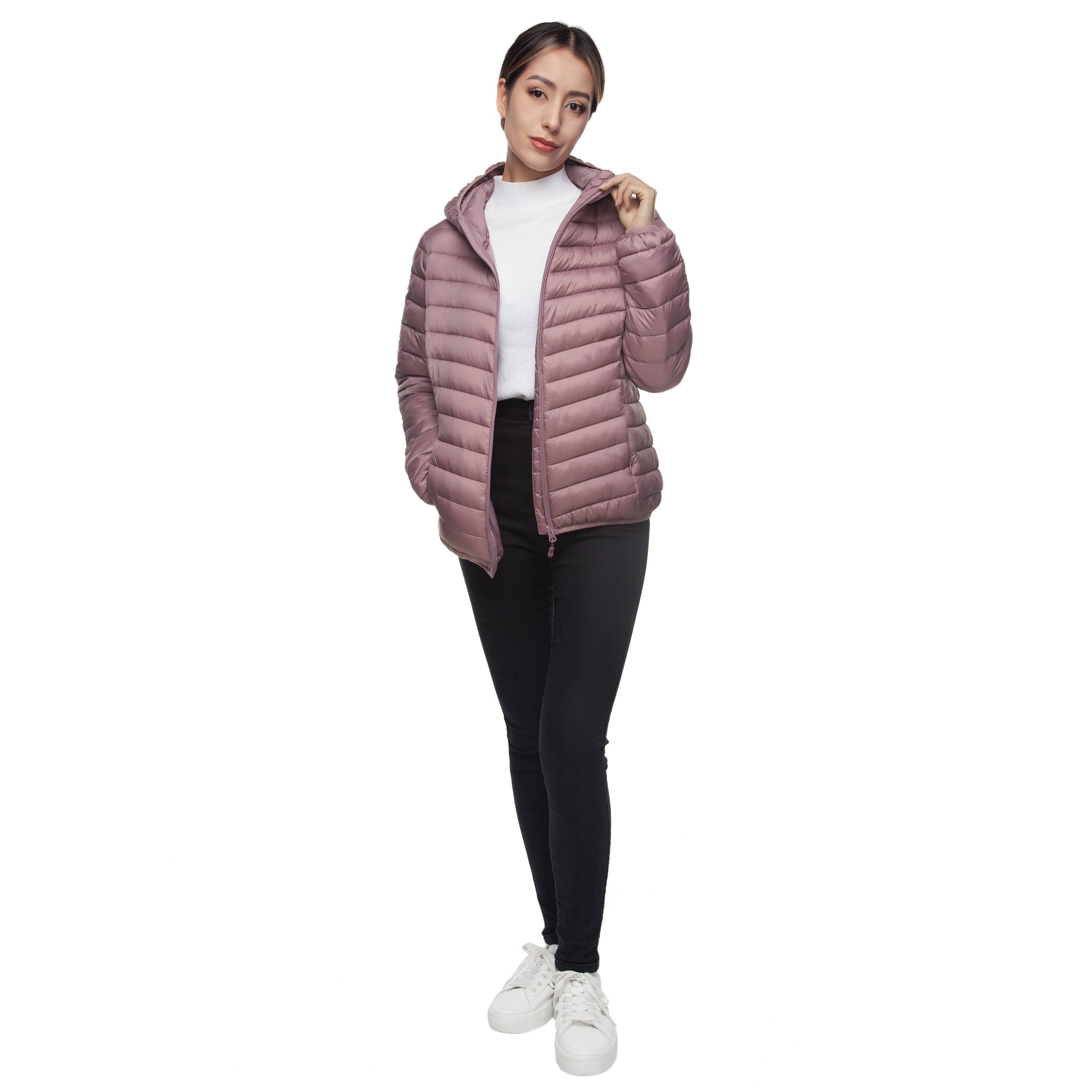 Rokka & Rolla - Wholesale Puffer Jacket - Women's - Women's Light Packable Puffer Jacket2