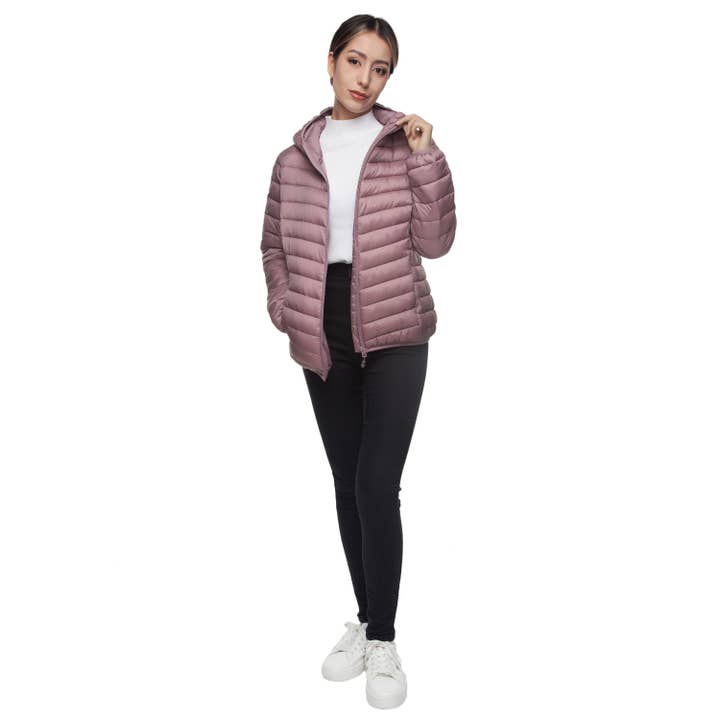 Rokka & Rolla - Wholesale Puffer Jacket - Women's - Women's Light Packable Puffer Jacket2