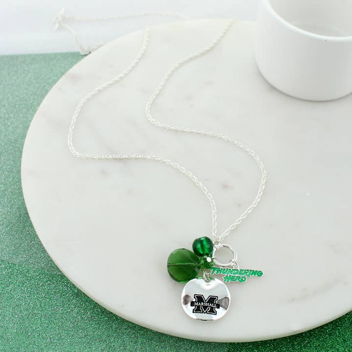 Seasons Jewelry – wholesale Hänge-/berlockhalsband – 18 - 36 ”Marshall Logo Cluster konvertibla halsband1