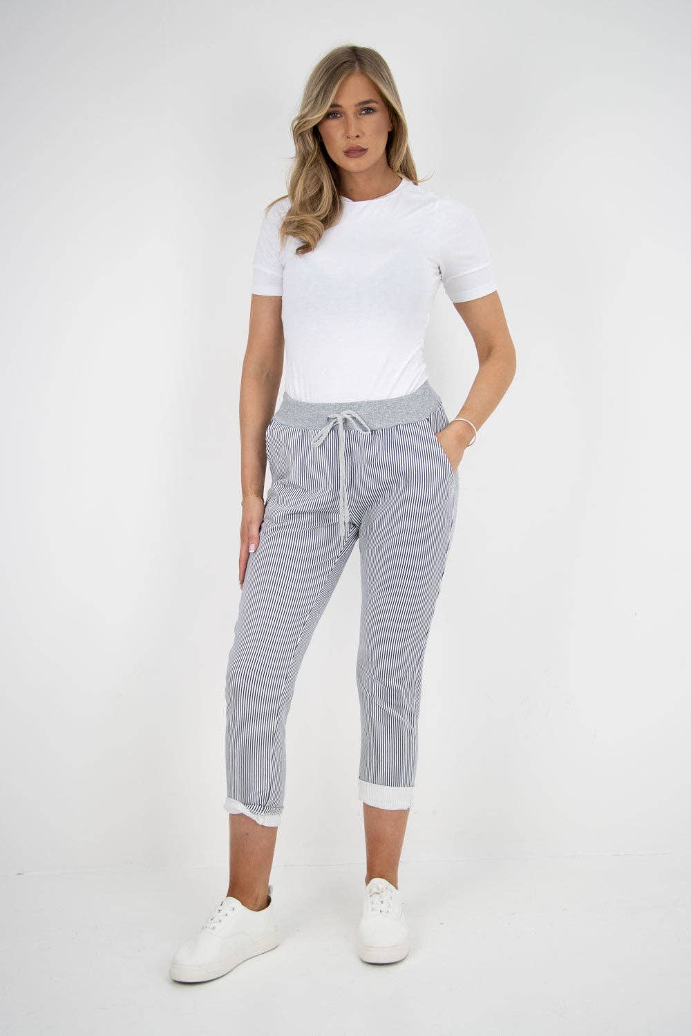 Miss Bold - Wholesale Pants - Women's - Italian Printed Cotton Ladies Trouser6