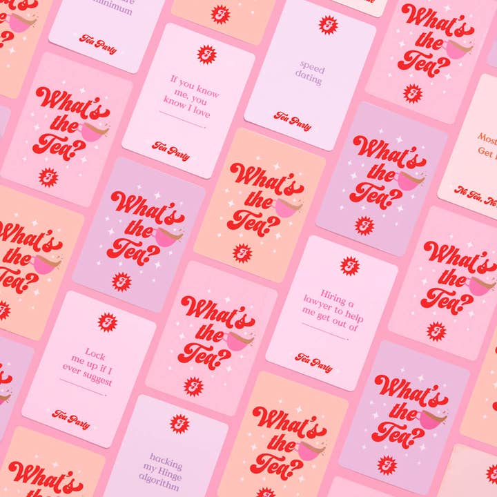 xo, Fetti - Wholesale Card Game - What's the Tea? Game - group card game, gift