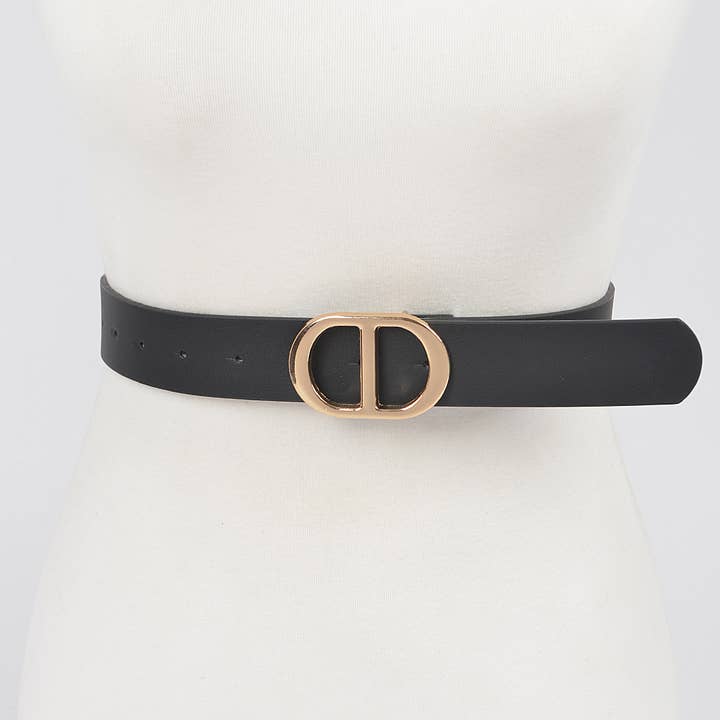 Metal Simple Buckle Belt for wholesale by 3AM BY H&D ACCESSORIES