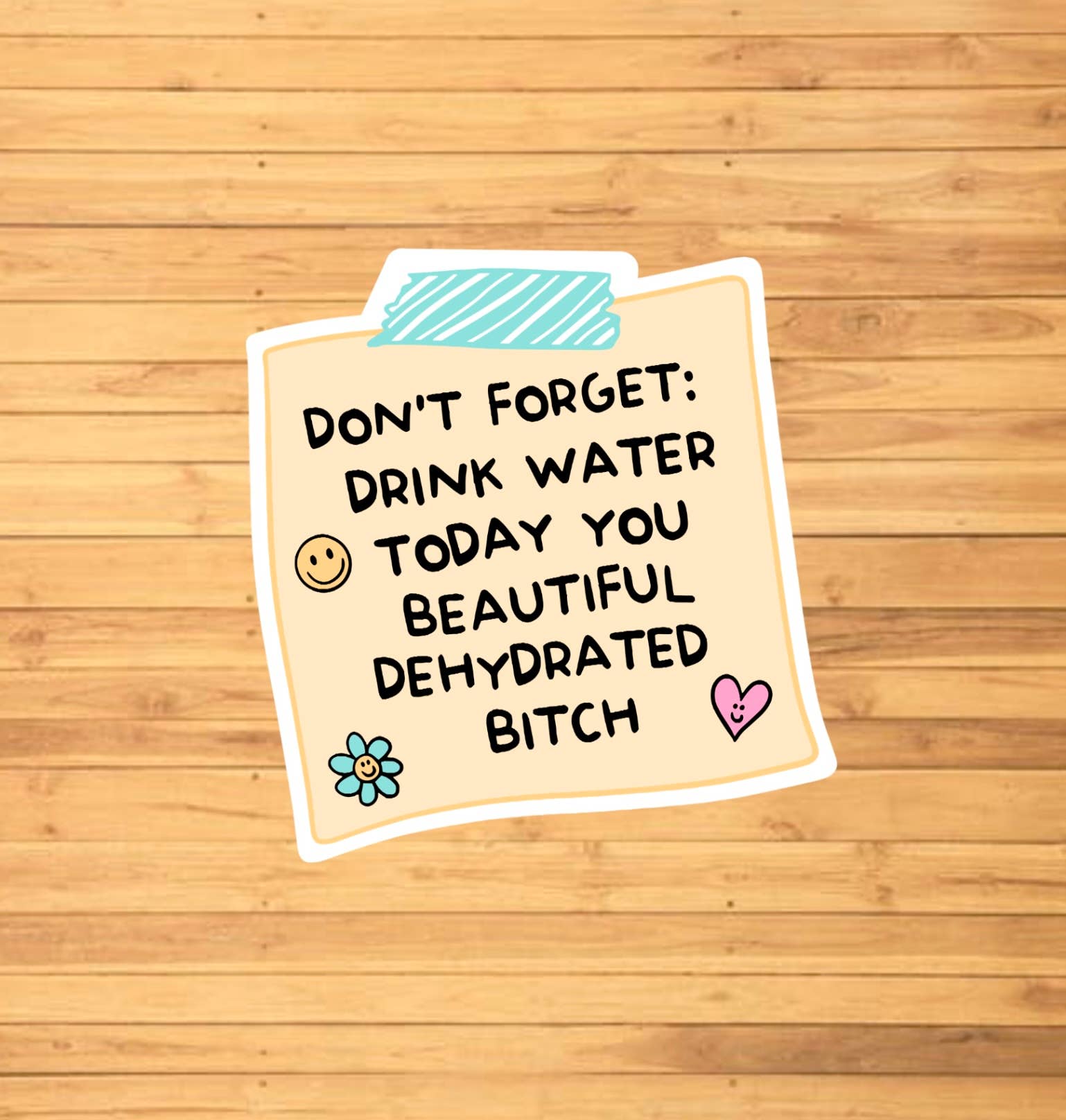 EnchantingSunshine - Wholesale Sticker - Don’t Forget To Drink Water Sticker1