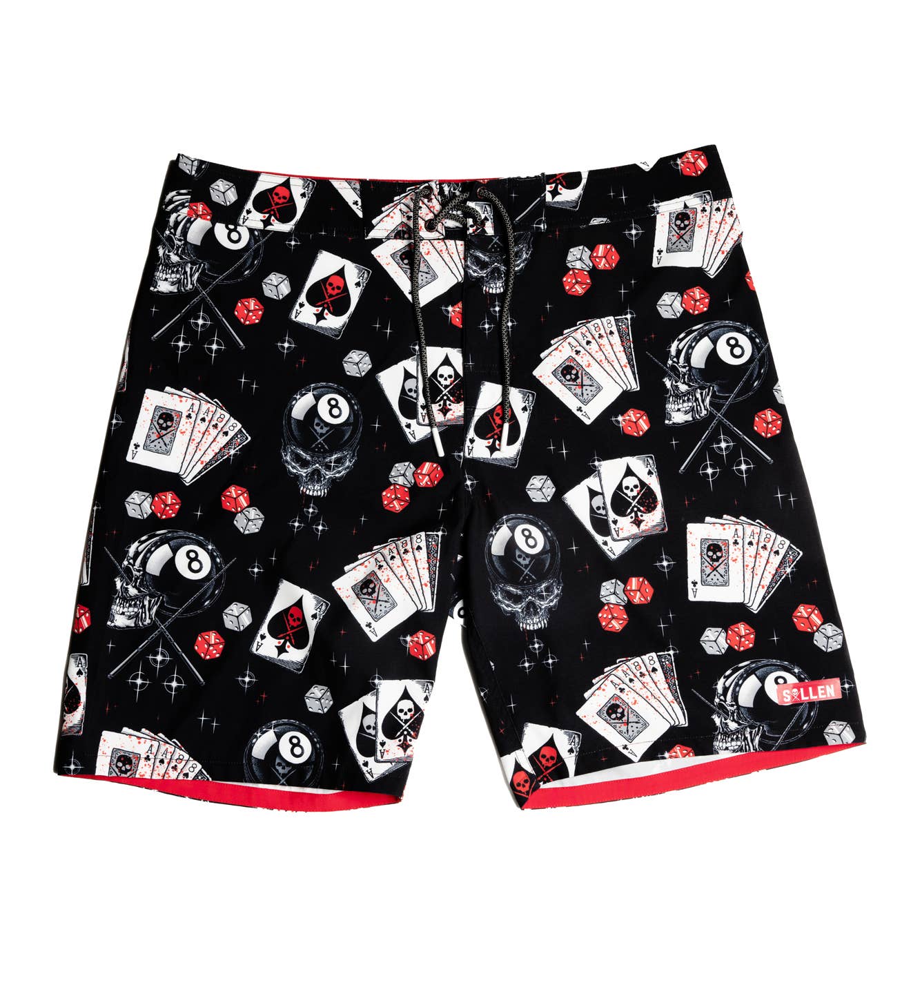 Sullen Clothing - Wholesale Swim Shorts - Men's - Tragic Eight Ball Boardshort2