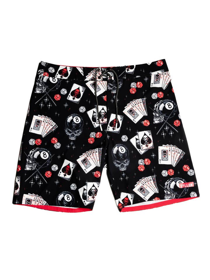 Sullen Clothing - Wholesale Swim Shorts - Men's - Tragic Eight Ball Boardshort2