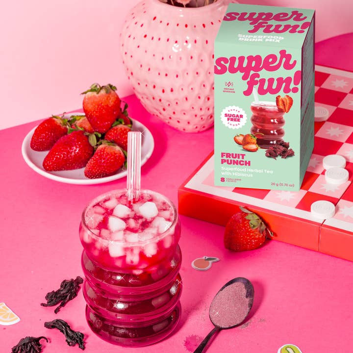 Tealish - Wholesale Powdered Health Drink - superfun! Fruit Punch Superfood Iced Tea