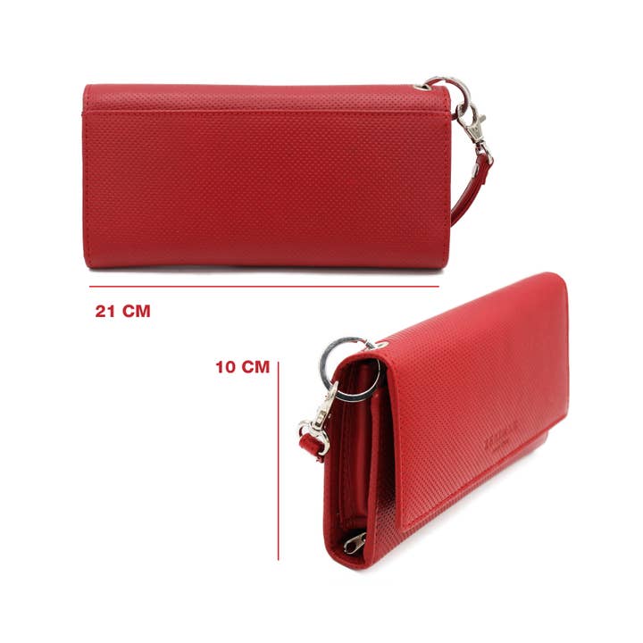 Zerimar 1942 - Wholesale Wallet - Women's - Zerimar Cartera de Piel Mujer | Cartera de Mano 21x10 cms1