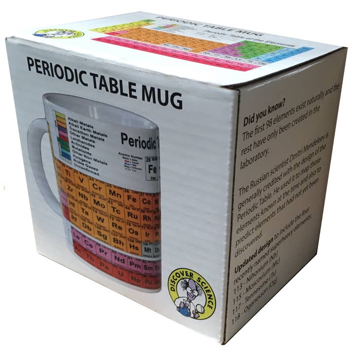 Science and Nature – wholesale Coffee mug – Periodic Table Mug. Pack of 61