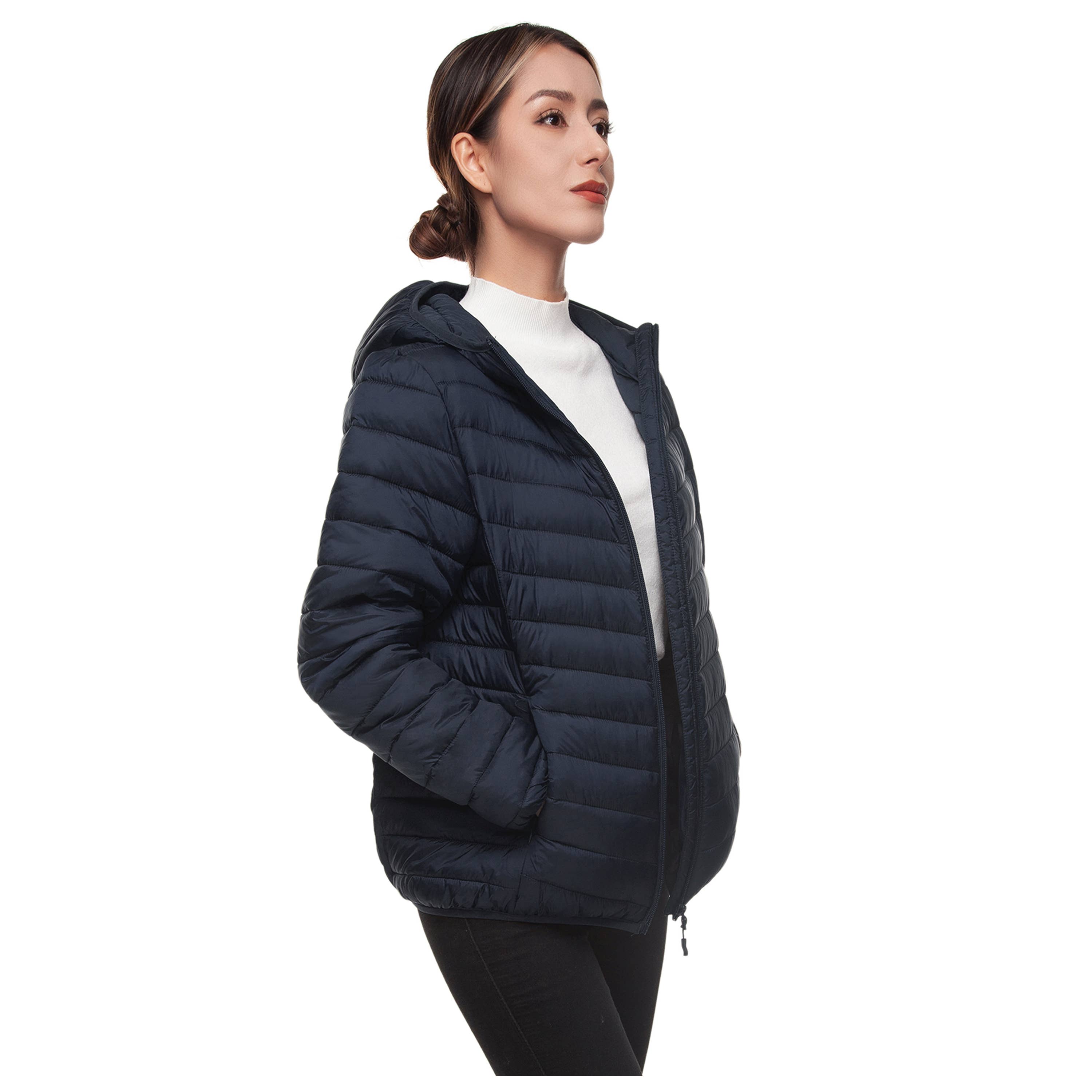 Rokka & Rolla - Wholesale Puffer Jacket - Women's - Women's Light Packable Puffer Jacket29