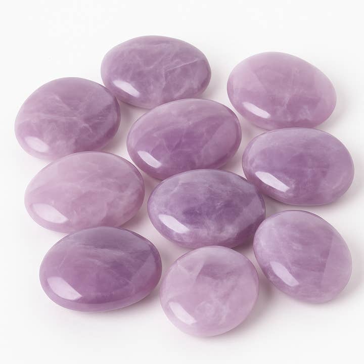 Purple Rose Quartz Palm Stones – 5 KG Bulk Pack for wholesale by Kreateur Miami