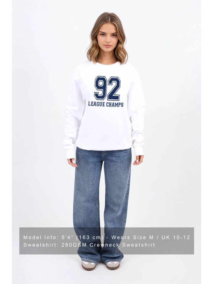 Missi Clothing – wholesale Graphic sweatshirt – Women’s – 92 League Champs Printed Sweatshirt10