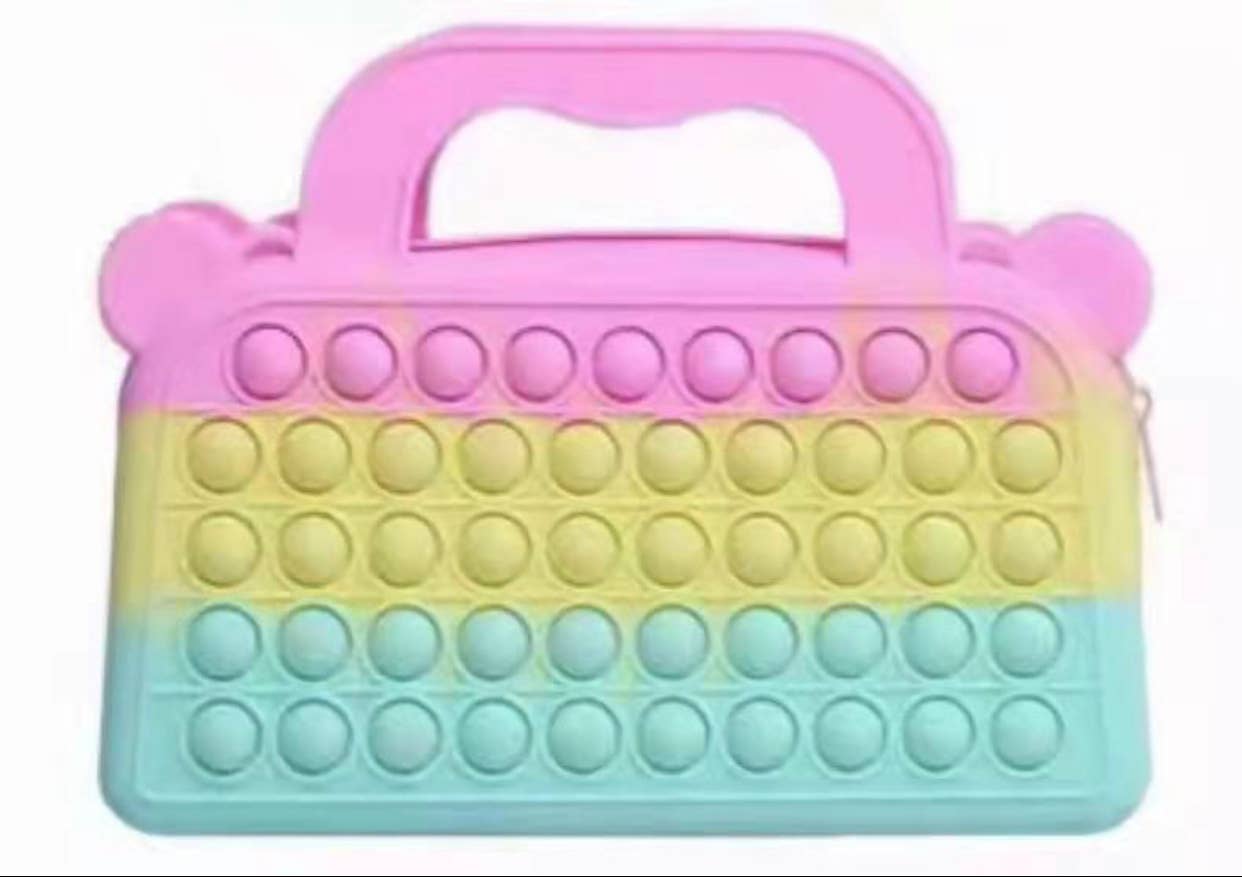 Mavi Bandz - Wholesale Crossbody Bag - Kids - On Sale!!!  Fidget Pop Pastel Purse with Gold Chain Strap2