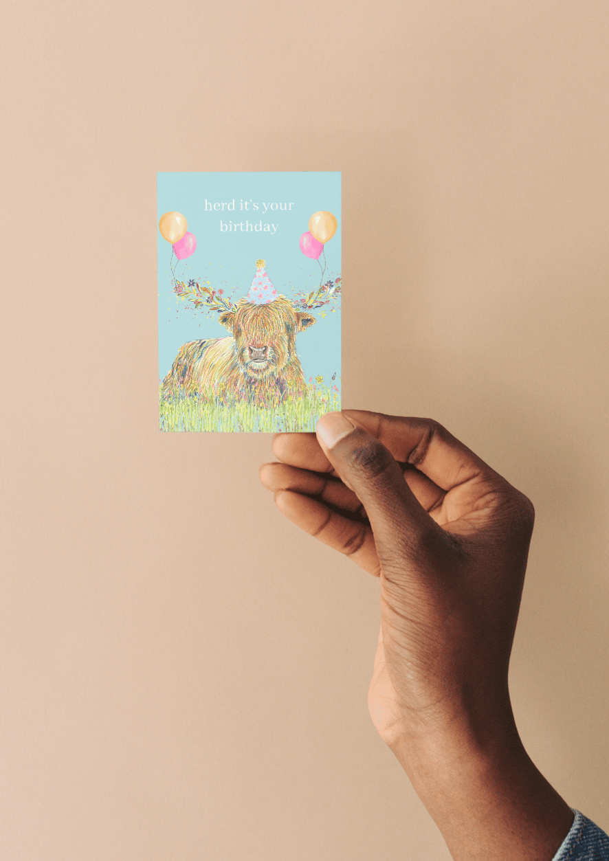 Jen Winnett Eco Artist - Wholesale Birthday Card - Starter Bundle 24 QR Greetings cards + video, photo or voice3