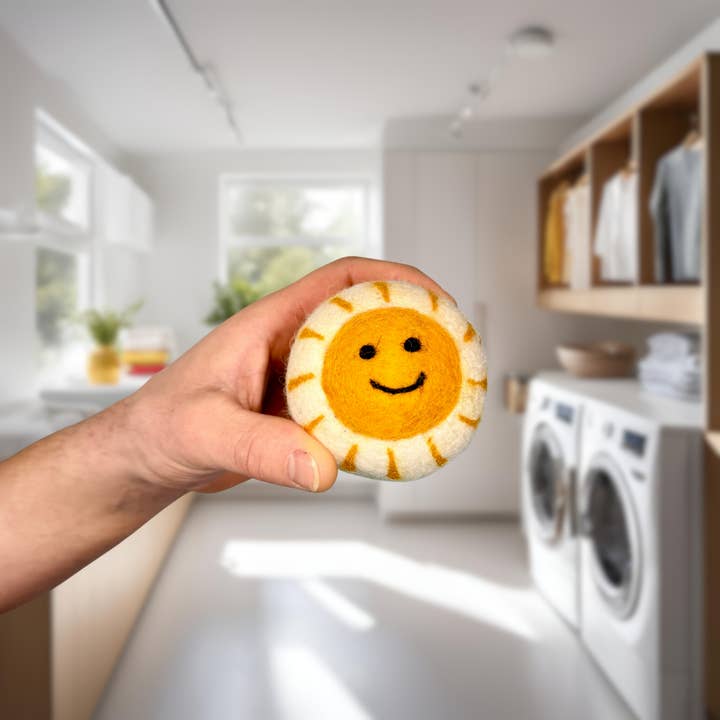 Palline per asciugatrice in lana biologica - Sunny Sunshine per la vendita all'ingrosso da parte di Porter Lee's