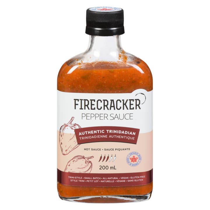 TRINIDADIEN AUTHENTIQUE (FEU MOYEN) pour la vente par FIRECRACKER PEPPER SAUCE Ltd.
