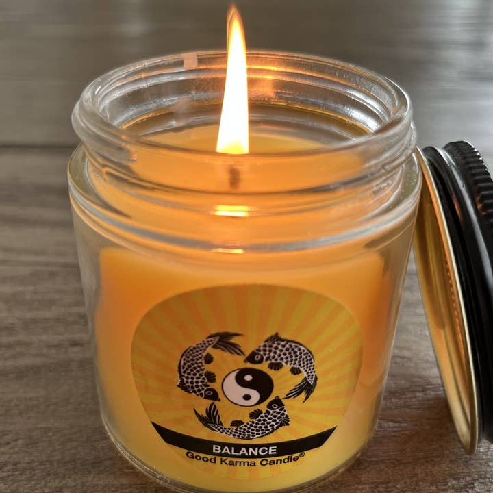 Balance - Koi Yin Yang (Tempel Mandarin) for engroshandel hos Zensual Candles- Good Karma Candles