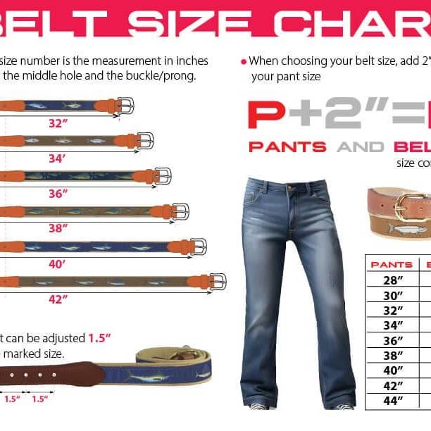 Zep-Pro - Wholesale Belt - Men's - Dolphin Mahi Men's Action Fishing Navy Ribbon Belt.2