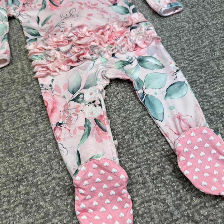 Double the Sprinkles - Vendita all'ingrosso Pigiamino - Neonati - Pigiama con volant per bebè Ella5