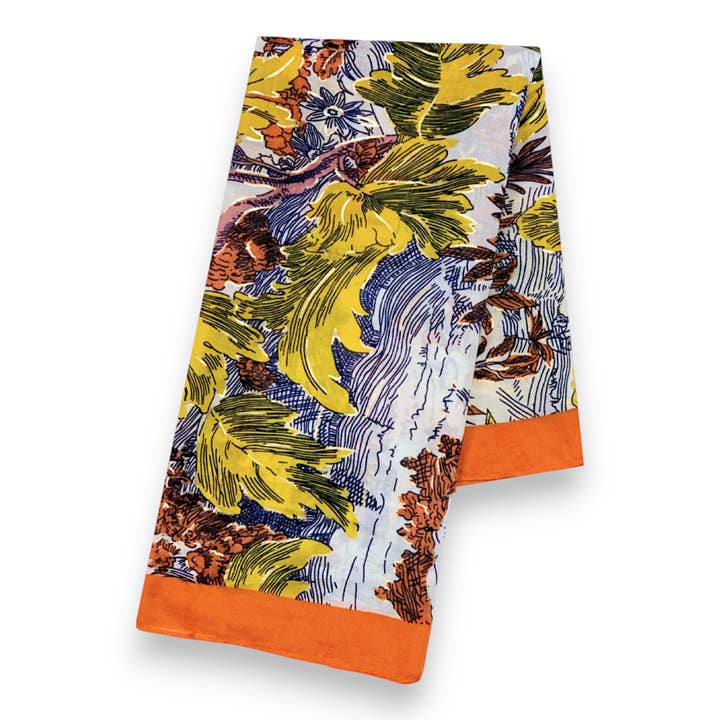 Lili Scarves (US Duty Free) – wholesale Scarf – Women's – Nature Art Print Scarf5