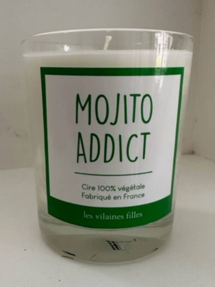 "Mojito Addict" stearinlys for engroshandel hos Les Vilaines Filles