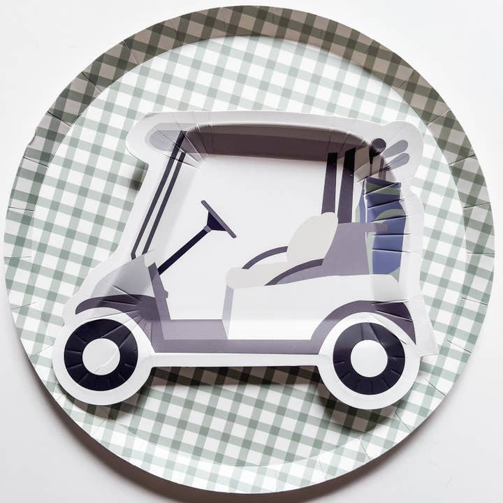 Josi James - Wholesale Disposable Plate - Golf Cart Paper Party Plates2