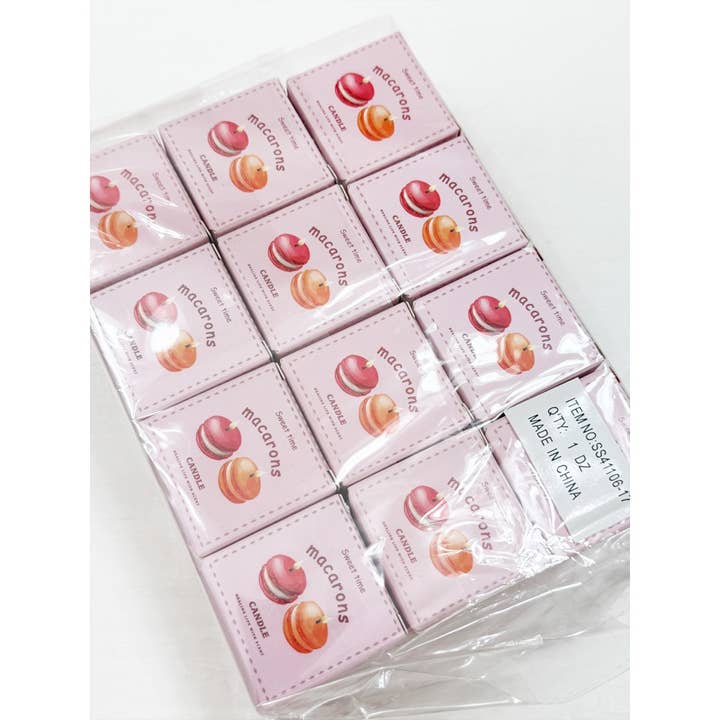 MIX COLOR Candle of Macaron with Scents for wholesale on Faire9