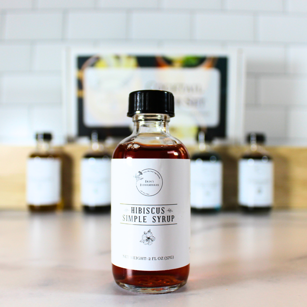 Erin's Elderberries - Wholesale Flavored Syrup - Mini 2 oz Glass Syrups7
