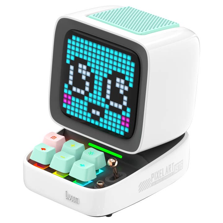 Pixel art speaker Divoom Ditoo Pro 15W - keyboard - white for wholesale by RESET CLUB