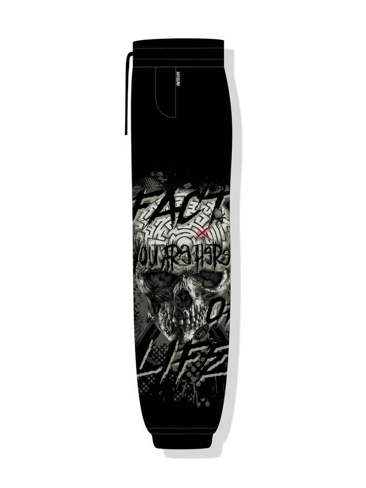 Fact of Life - Wholesale Athletic Sweatpants/Joggers - Men's - Fact of Life Sweatpants "Labyrinth" JH-14 black1