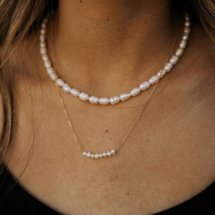Mauve Jewelry Co. - Wholesale Beaded/Pearl Necklace - Oceanside Pearl Necklace1