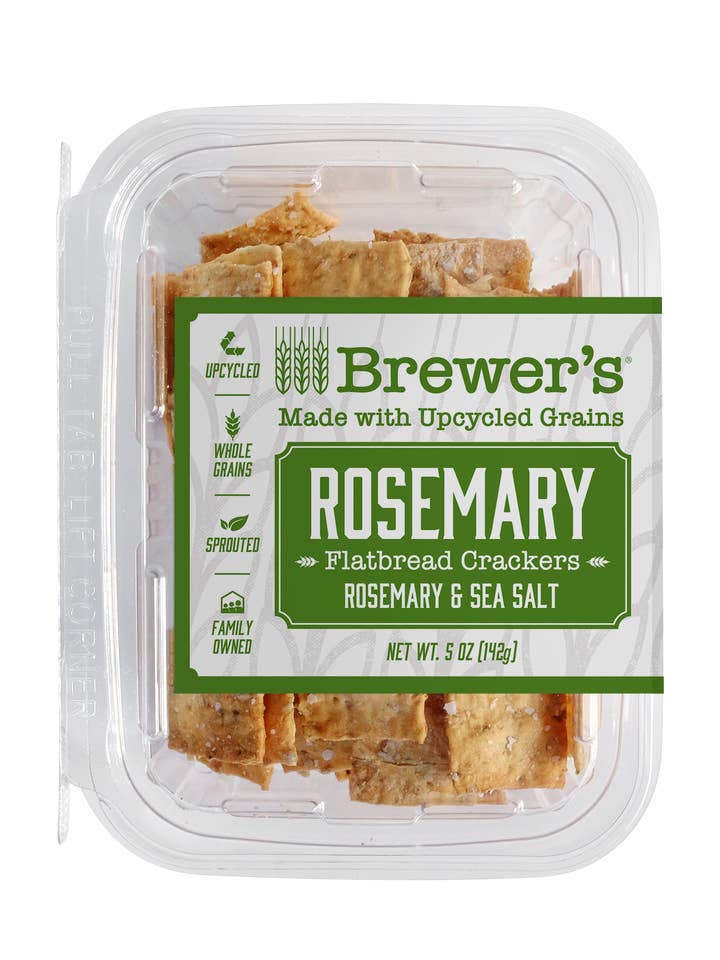 Rosemary Sea Salt Flatbread for wholesale by Brewer's Foods