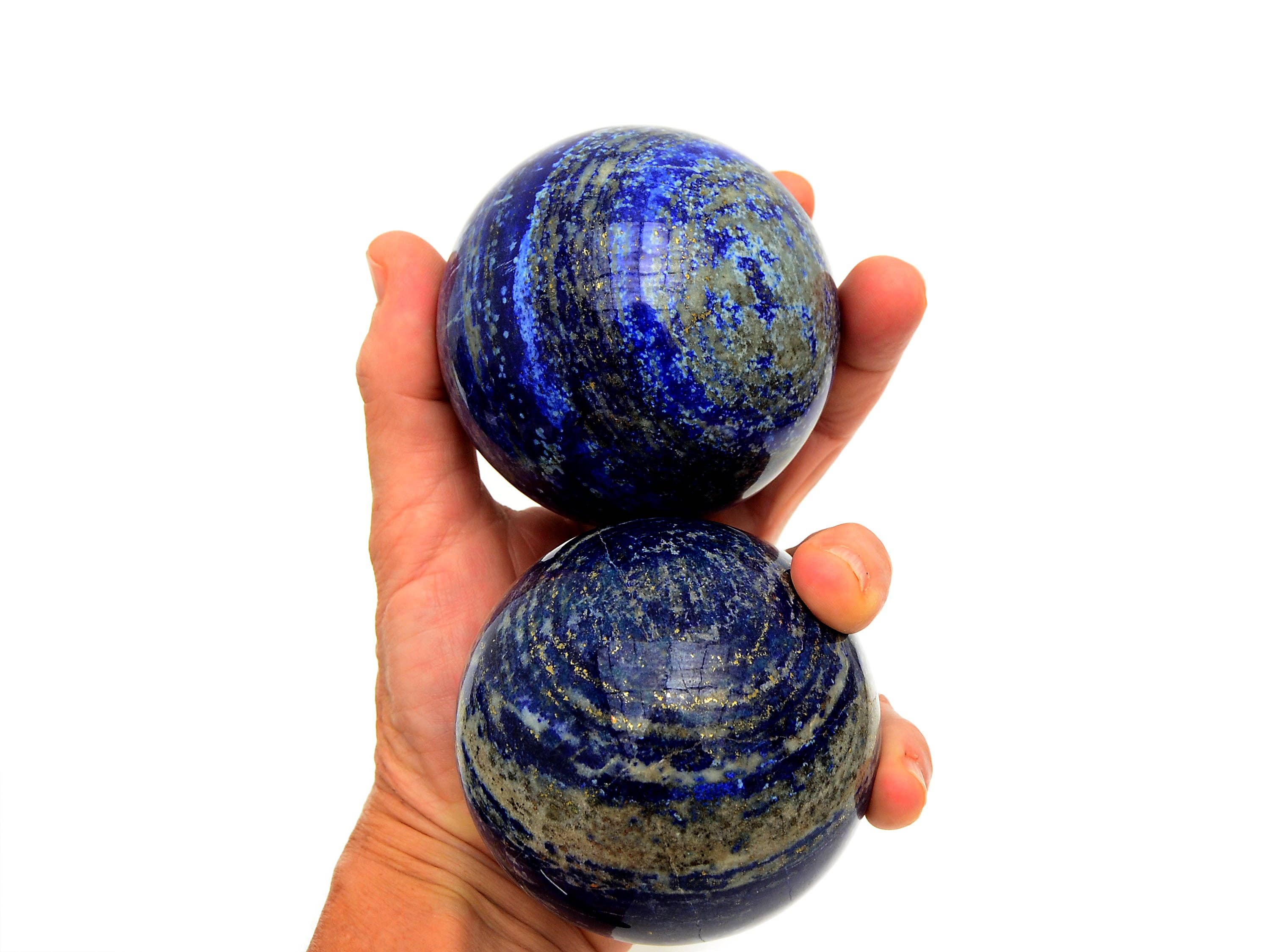 Kaia & Crystals - Wholesale Spiritual Stone/Crystal - XL Lapis Lazuli Sphere (60mm - 105mm) B Quality2
