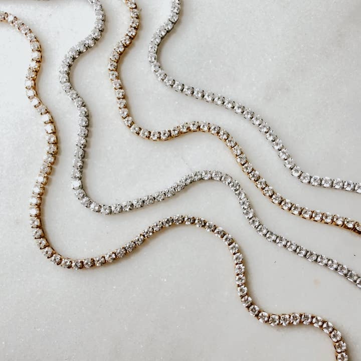 Tennis halskæde for engroshandel hos Omen Bazaar LLC