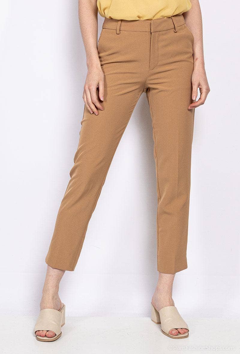 Attentif Paris – wholesale Pants – Women's – [Timeless] High-waisted cigarette pants41