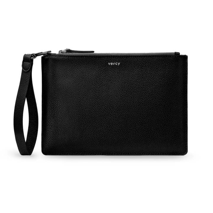 geheel zwarte clutch voor wholesale door VERCY