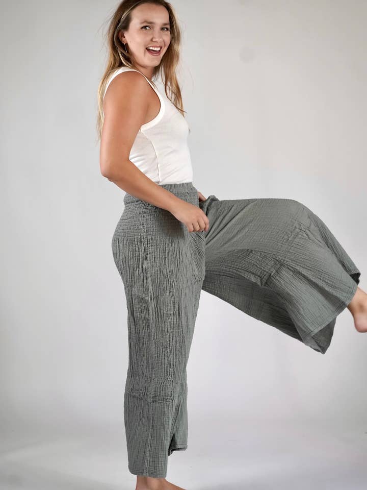 Dolma - Wholesale Pants - Women's - Arpa Double Cotton Gauze Pants (Multiple Colors Inside)9