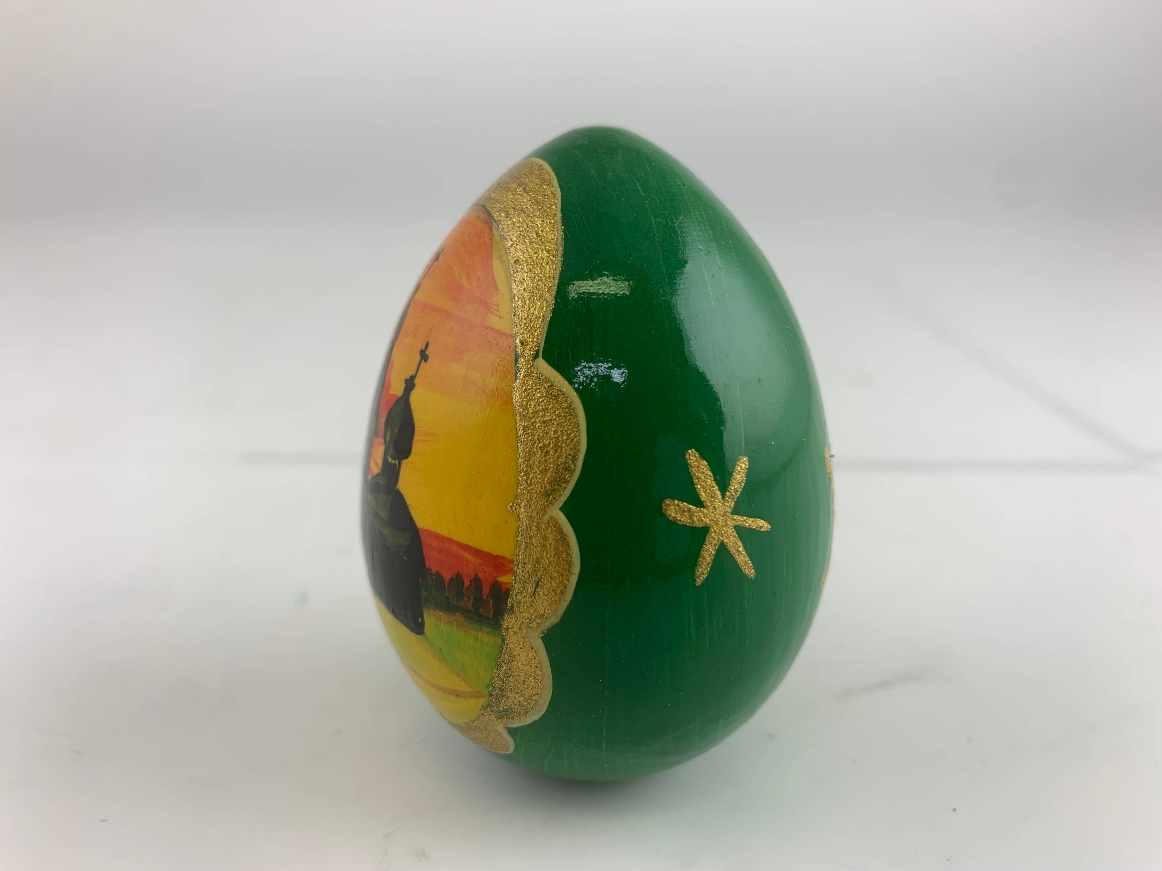 Golden Cockerel - Wholesale Decorative Tabletop Object - Vintage Wayside Chapel Egg9